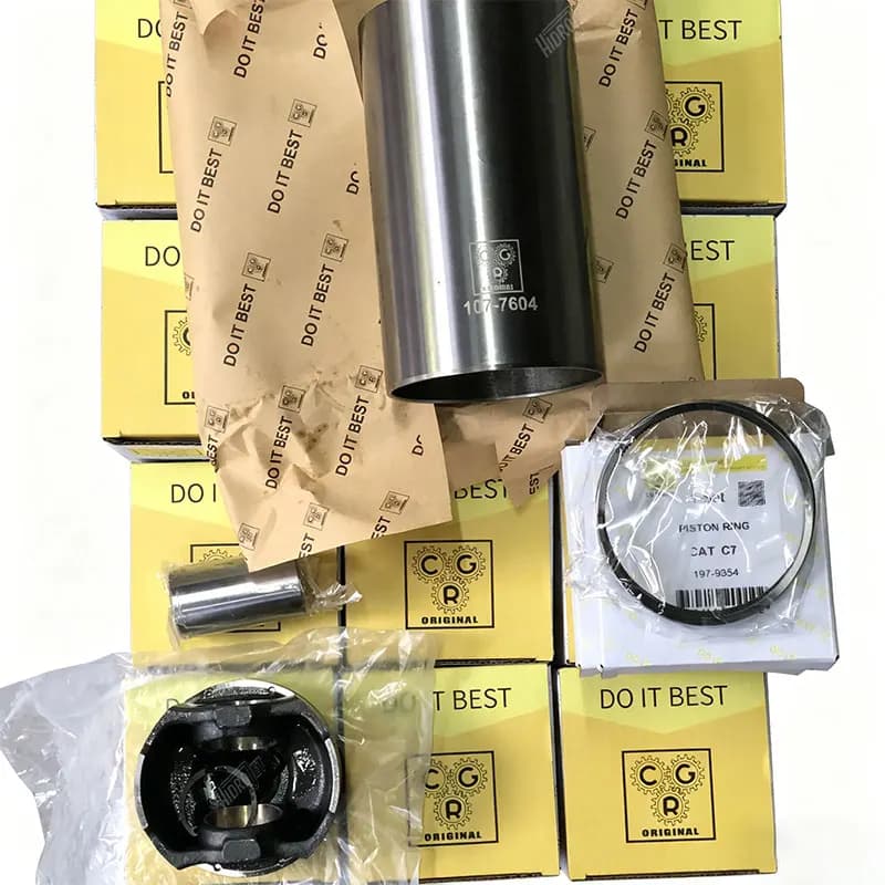 Kit Cilindro e Pistone C7 per Escavatori CGR, Nuovo Set Originale con Anelli del Pistone e Guarnizioni