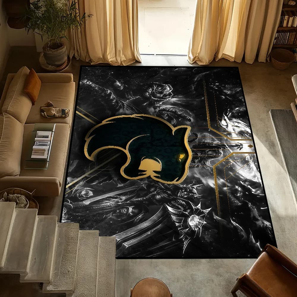 LOGO Brasile FURIA Esports Piccolo tappeto Comodino Cucina Bagno Soggiorno Casa Camera da letto Tappetino Zerbino Tappeto Decorazione