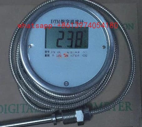 Pressure type digital thermometer DTM-491 comes standard with 2 meters