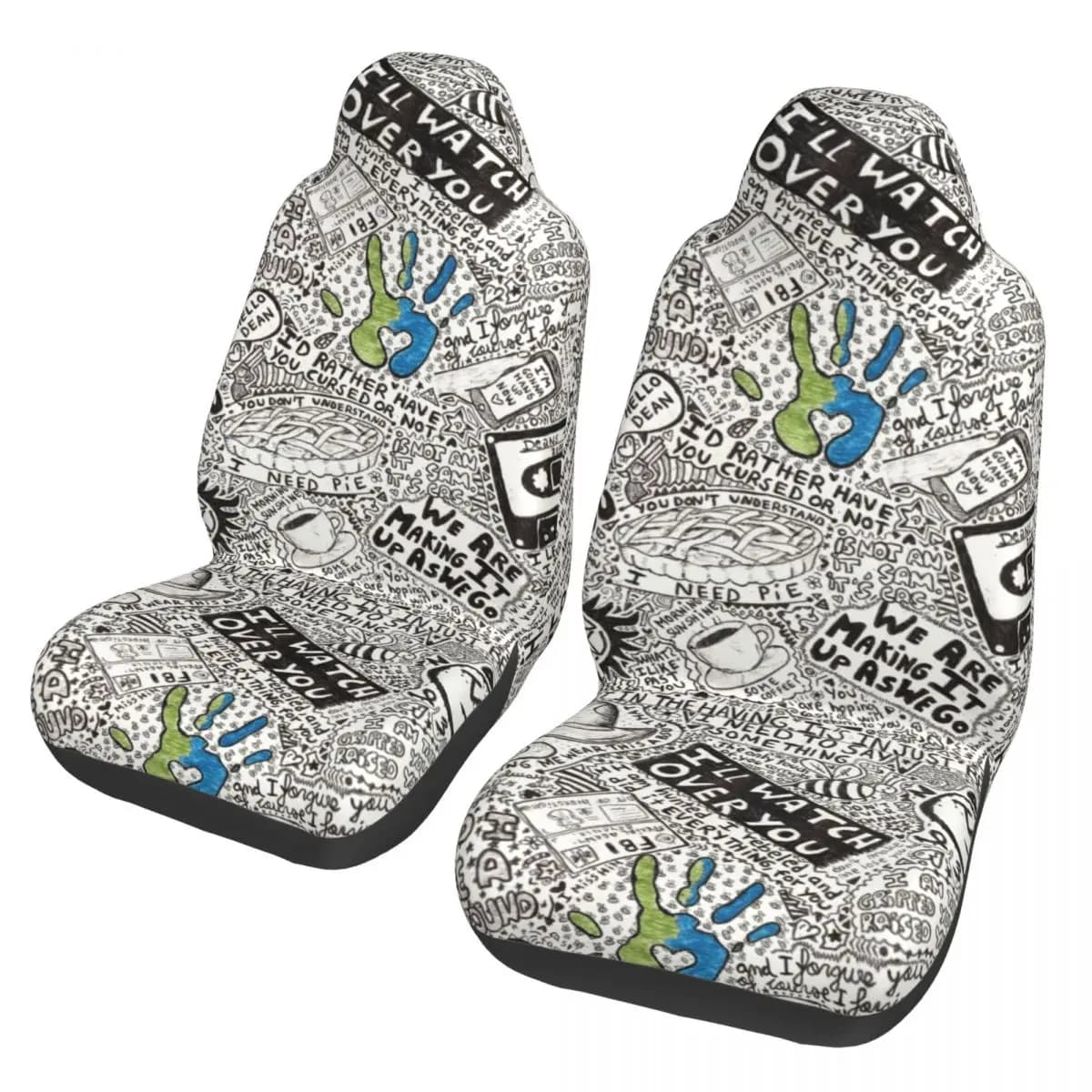Deancas Supernatural Universal Car Seat Cover, Internal Protection, Women Accessories, Polyester Covers for Fishing