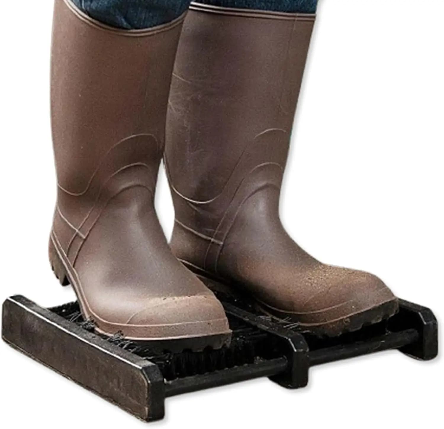 Spazzola per Scarpe da Esterno - Pulitore e Raschietto per Stivali