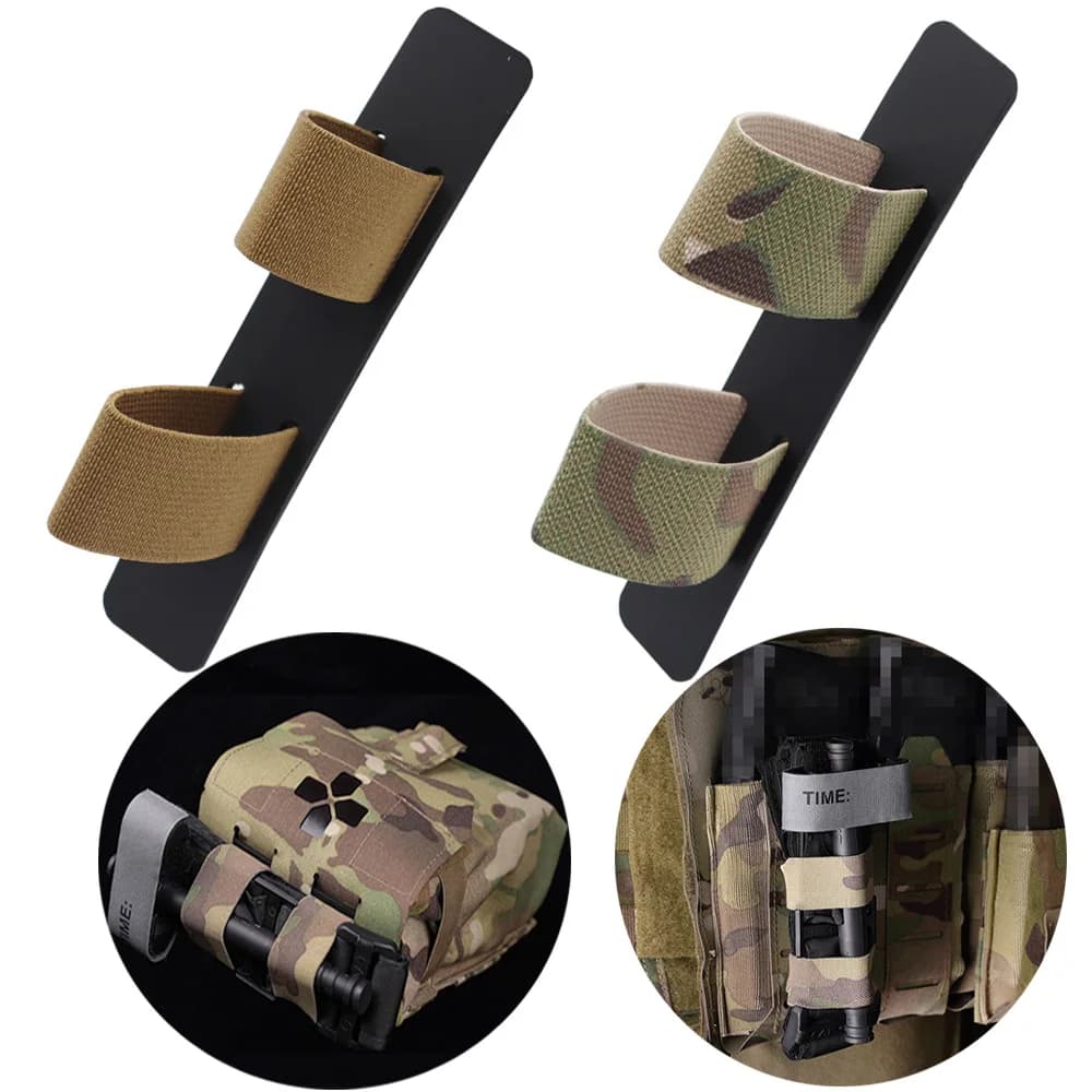 Porta laccio emostatico tattico laccio emostatico cinghia di fissaggio MOLLE elastico Loop TQ Fastener Admin Pouch Kit Trauma accessori per la caccia