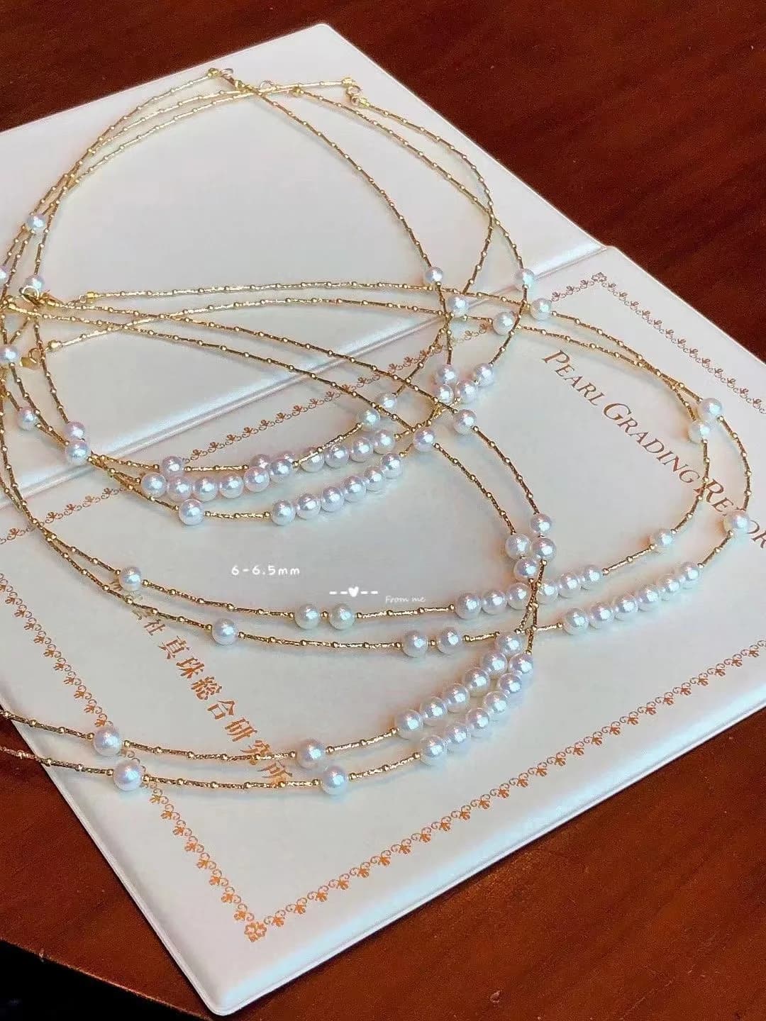 Collana con pendente di perle di acqua di mare Akoya naturale in vero oro 18 carati da donna puro AU750 elegante boutique di moda regalo di gioielli DC1018