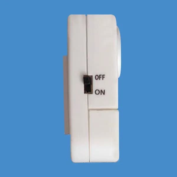 Sensore di Allarme Wireless per Porte e Finestre, Magnetico, Guscio in Plastica Bianca, Allarme Antifurto da 90dB per Casa e Ufficio