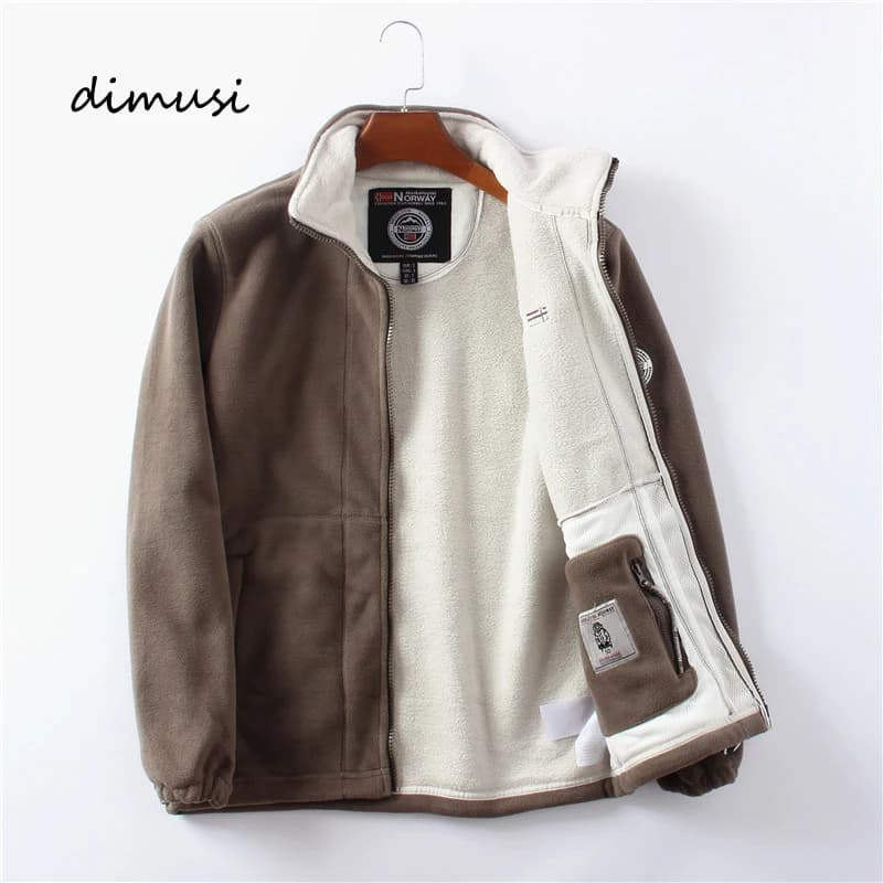 DIMUSI Giubbotti in pile Polartec da uomo invernali Uomo Giacca a vento in velluto Cappotti da uomo Mountain Ski Soft Shell Giacche calde Abbigliamento