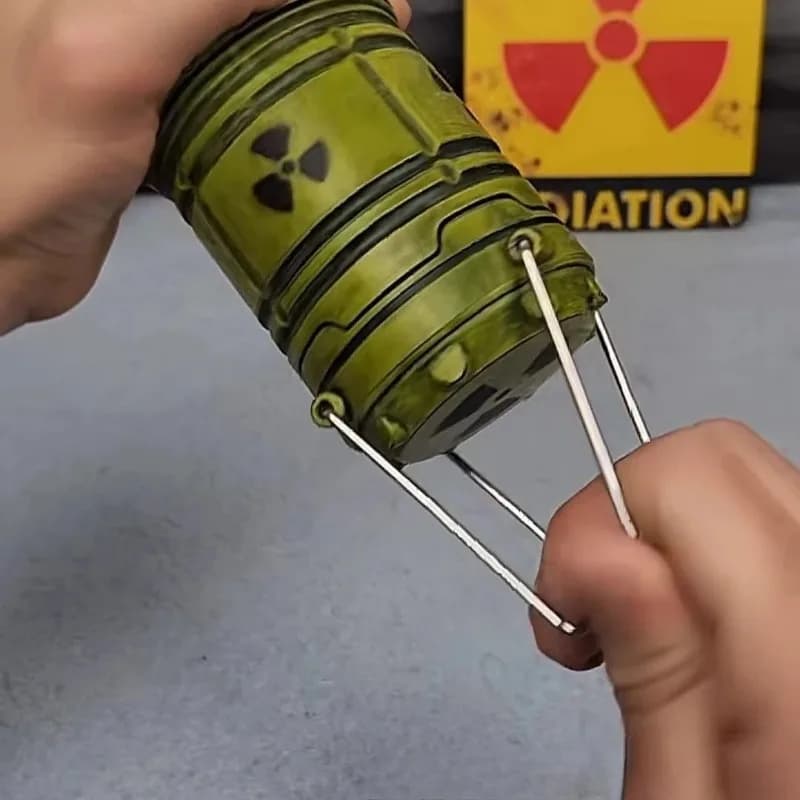 Mini Nuclear Reactor Night Light for Birthday Gifts Novelty Lamp for Couple Quirky Bedroom Decoration Glowing Lantern Party Prop