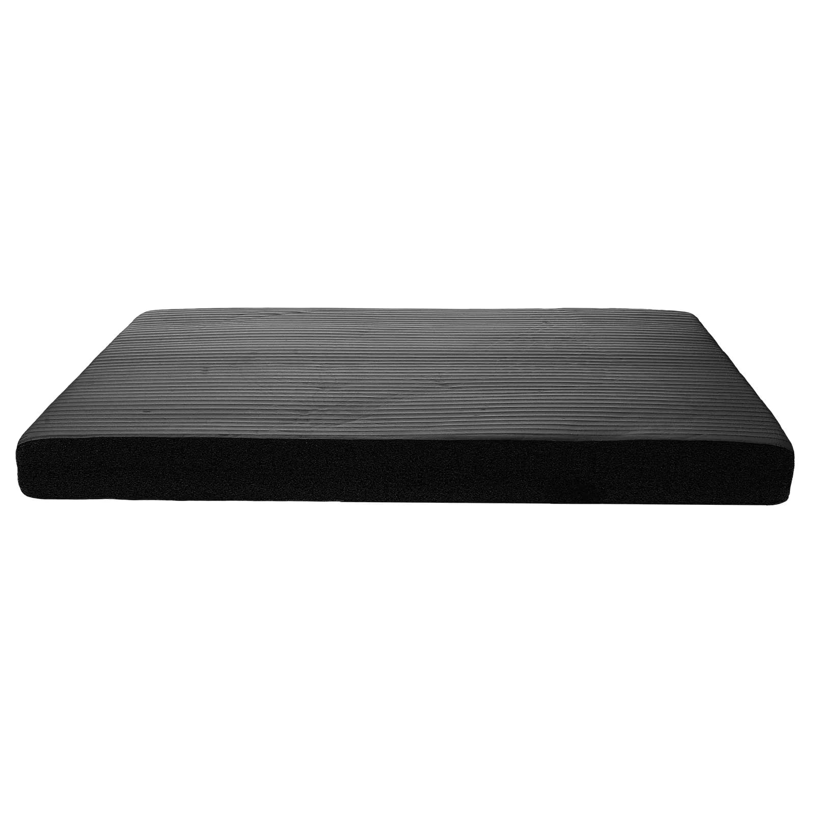 Tappetino per Yoga Hibiscus Purple Nbr Medium Balance, Antiscivolo, per Esercizi, Fitness, Allenamento, Cuscino per Yoga