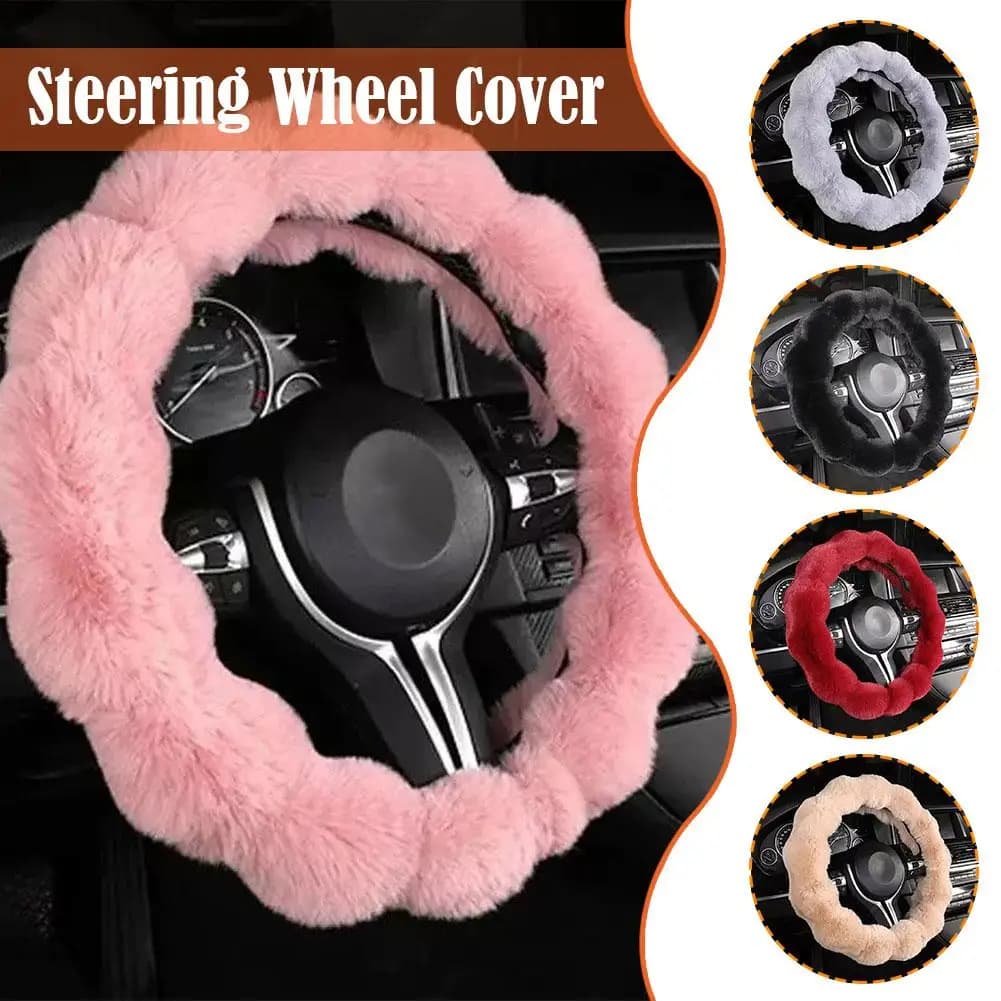 Cover for cars Cover for cars in soft plush and soft winter heat. Cute anti-slip elastic protective handle for winter