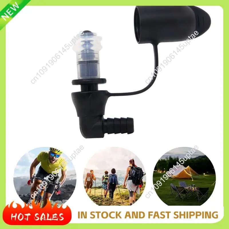 N88R 90-degree clamp valve replacement for hydration packs for water bladders Bocchino with silicone nozzle