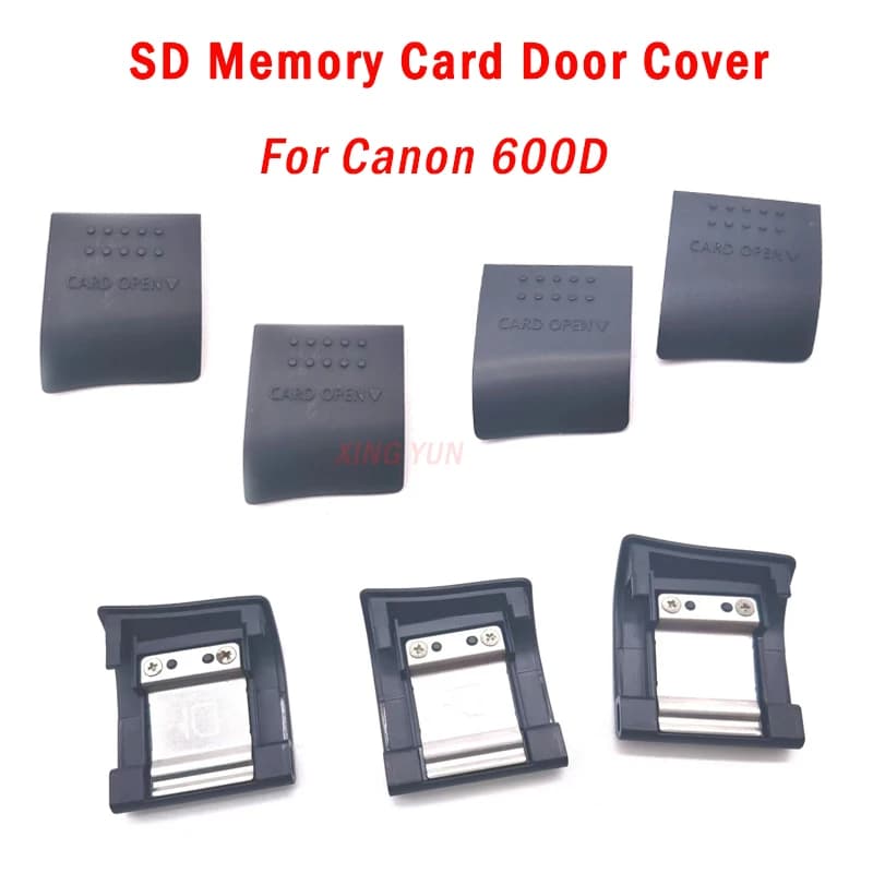 Coperchio per slot scheda Canon 600D, accessori per fotocamera, coperchio per porta scheda di memoria SD per fotocamera Canon 600D, parte di ricambio