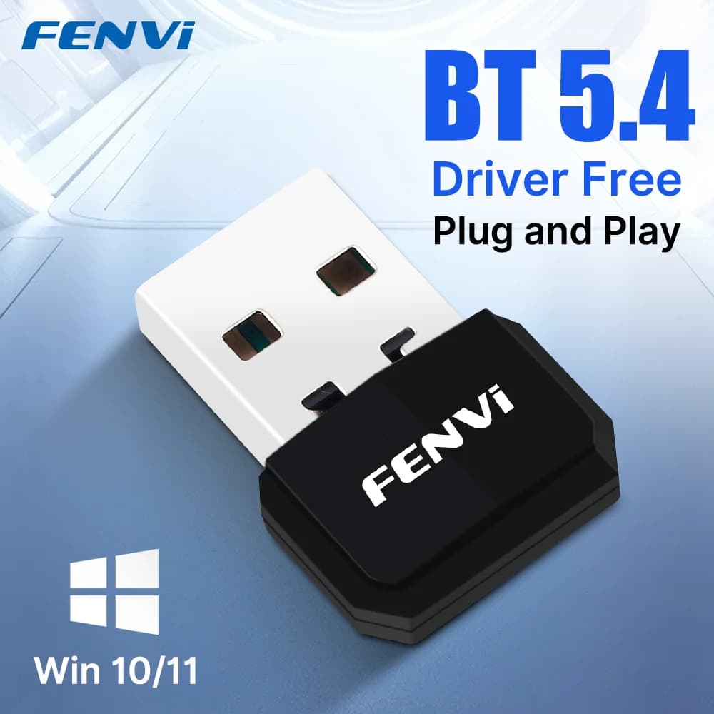 FENVI USB Blue-tooth 5.4 Dongle Adattatore Driver wireless gratuito per PC Mouse Tastiera Musica Scheda audio Ricevitore Trasmettitore Altoparlante