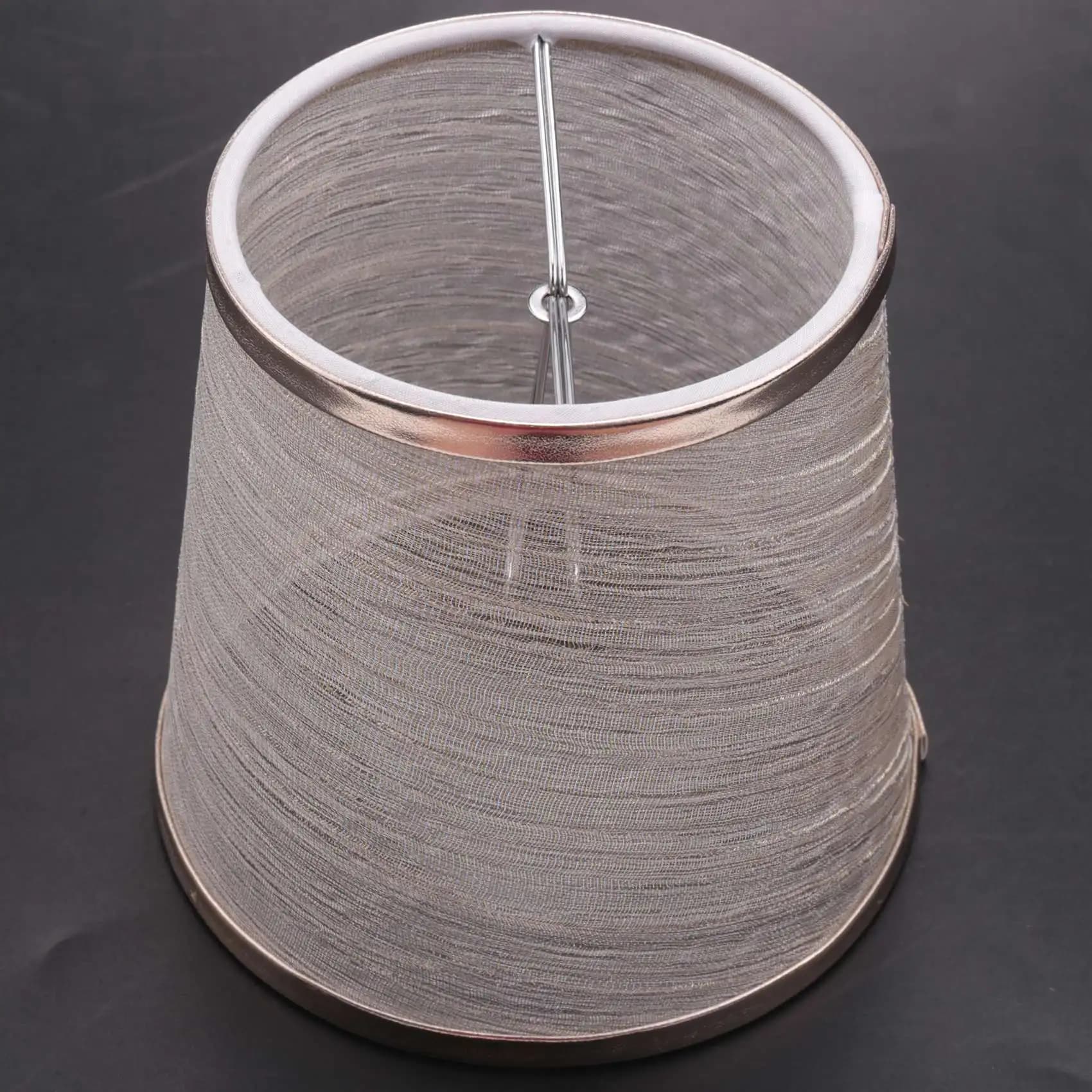 A84X-2 Pack di paralumi a clip in garza per lampadario, piccoli paralumi verticali per applique a candela
