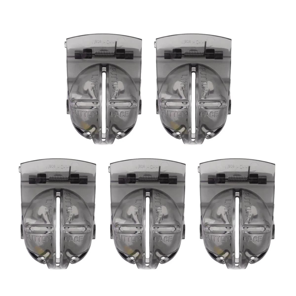 Set di 5 Strumenti per Marcatura Palline da Golf, Resistenti e Portatili, per un Allineamento Preciso dello Swing e del Putt, per Disegnare Linee sulla Superficie della Palla
