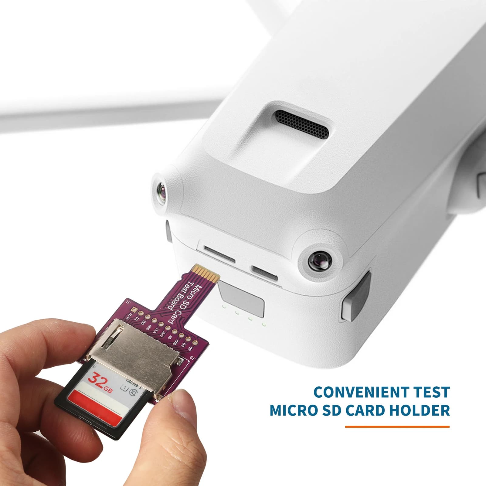 Convertitore da Micro TF a TF/SD per Fotocamera, PC, Computer, Cellulare - Adattatore di Estensione Scheda di Memoria, Lettore di Schede per Trasferimento Dati