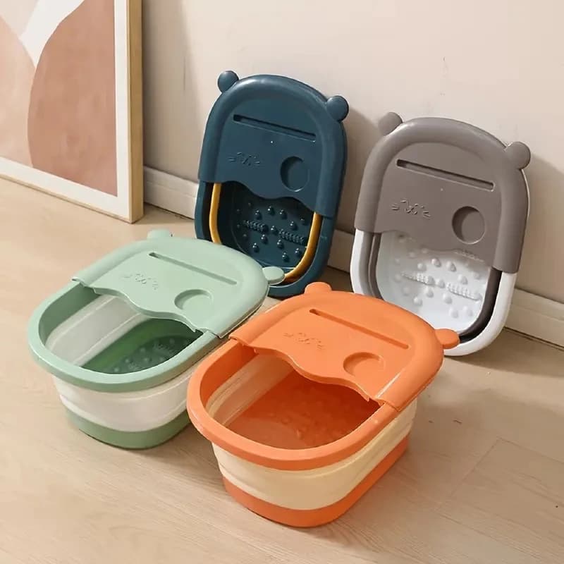 Vasca da bagno portatile pieghevole a tema gatto-nessuna alimentazione necessaria, vasca da bagno mobile senza batteria vasca da bagno elettrica per piedi