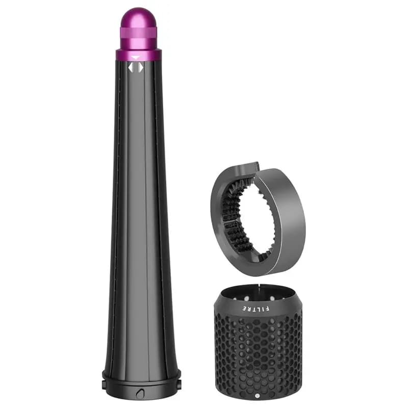 diSOLD RAPIDA diS Spare parts for double-rotation curling iron - Long conical cylinder for hair and filter cage cover for Dyson Airwrap HS01 HS0