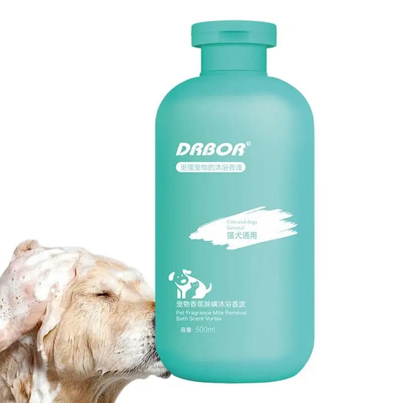 Shampoo per animali domestici per cani Pet Bath Wash 500ml Fragrance Body Wash Shampoo liquido schiumogeno denso idratante per la maggior parte dei tipi di pelle