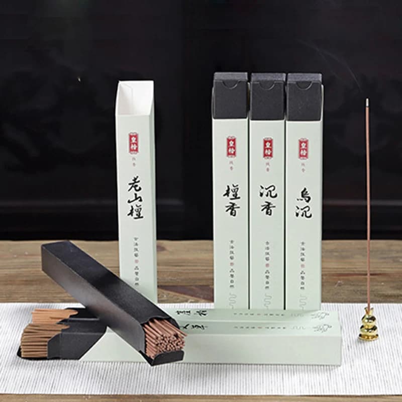 Bastoncini di incenso al sandalo per relax e sonno - 120 bastoncini con profumo calmante di legno di agar per meditazione zen, aromaterapia domestica