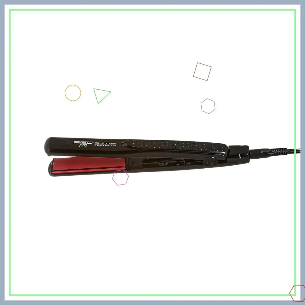 Piastra Professionale per Capelli Rossi 1 Pollice, Temperatura Regolabile, Protezione in Silicone, Ultra Sottile e Leggera per Tutti i Tipi di Capelli