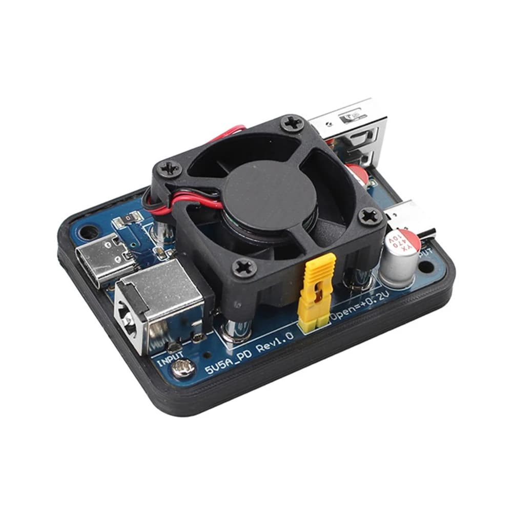 PD A13E-USB DC Activation Module for Raspberry Pi 5, 5V5A 27W, Double PD Input, Large Voltage, Double Output with Cable