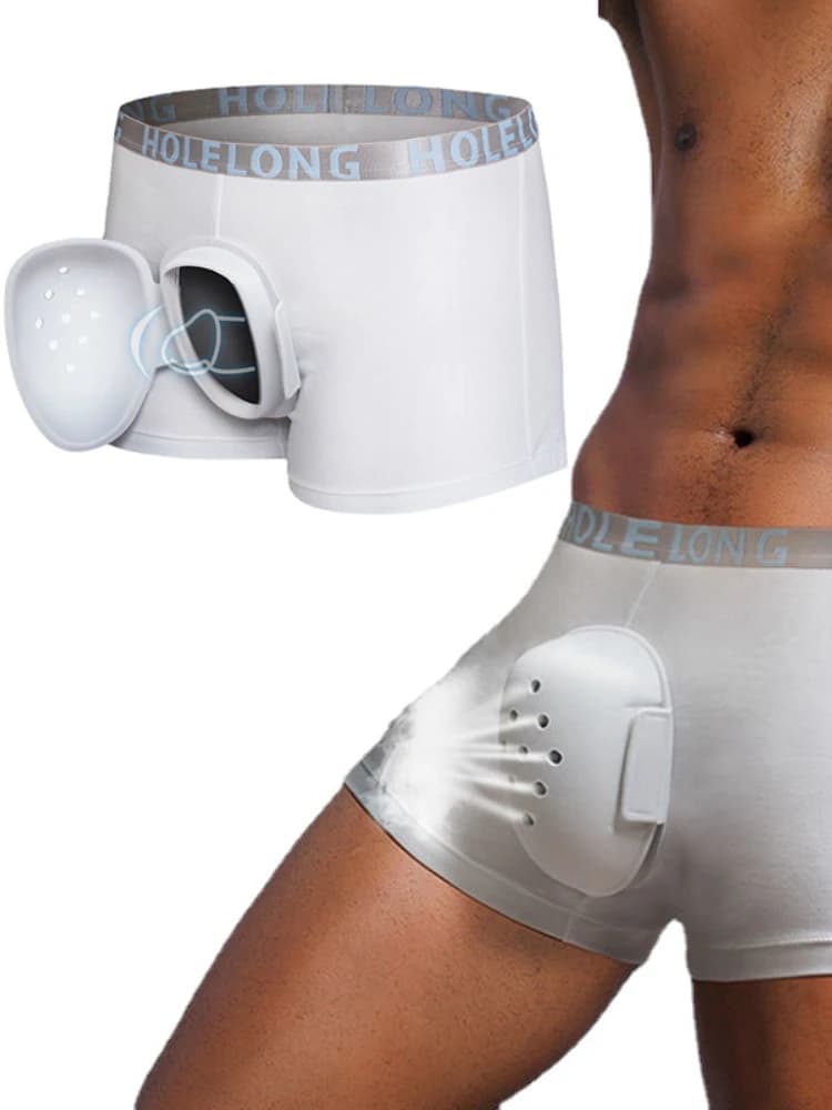 Child Adult Man Penis Protector Boxer For Prepuice Operation Breath Dick Shell Caps Healthcare Underwear After Circumcision