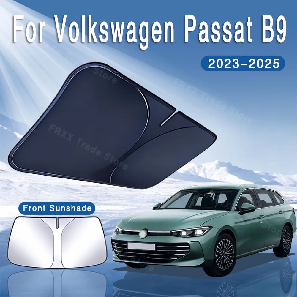Per VW Volkswagen Passat B9 2023 2024 2025 Auto Visiera parasole Estate Parabrezza Anteriore Parasole Isolamento Raffreddamento Accessori Auto