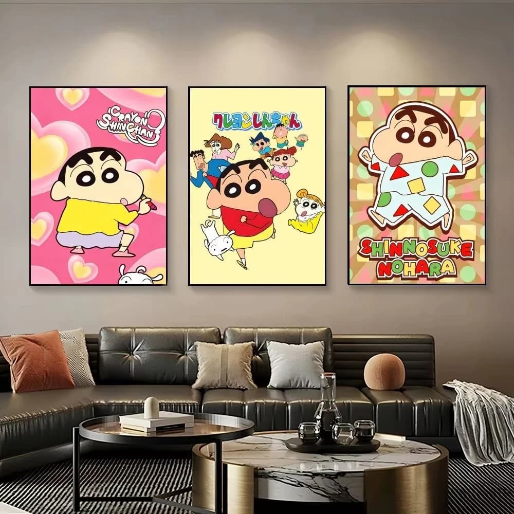 5D DIY Diamond Painting Kit Crayon Shin-chan Cartoon Art Full Drill Rhinestone Mosaic Wall Decor Craft Kit Home Gift Frameless