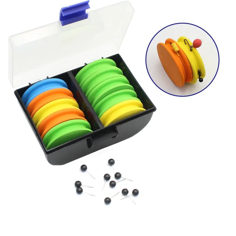 10PCS Carp Fishing Accessories EVA Wrapers Equipment Box Chod Zig Rig Bin Box Carpa coarse method Feeder Fishing equipment