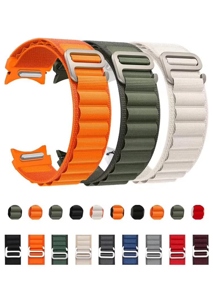 Cinturino sportivo per cinturini per orologi Samsung Galaxy 7/4/5/6/5 Pro/6 classico 44mm 40mm 43 47 No Gaps Alpine correa Galaxy watch 7 braccialetto
