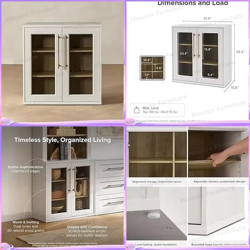 Modern Wooden Shoe Cabinet Storage Organizer Small Modular Entryway Bench with Shelves Living Room Furniture Display Rack
