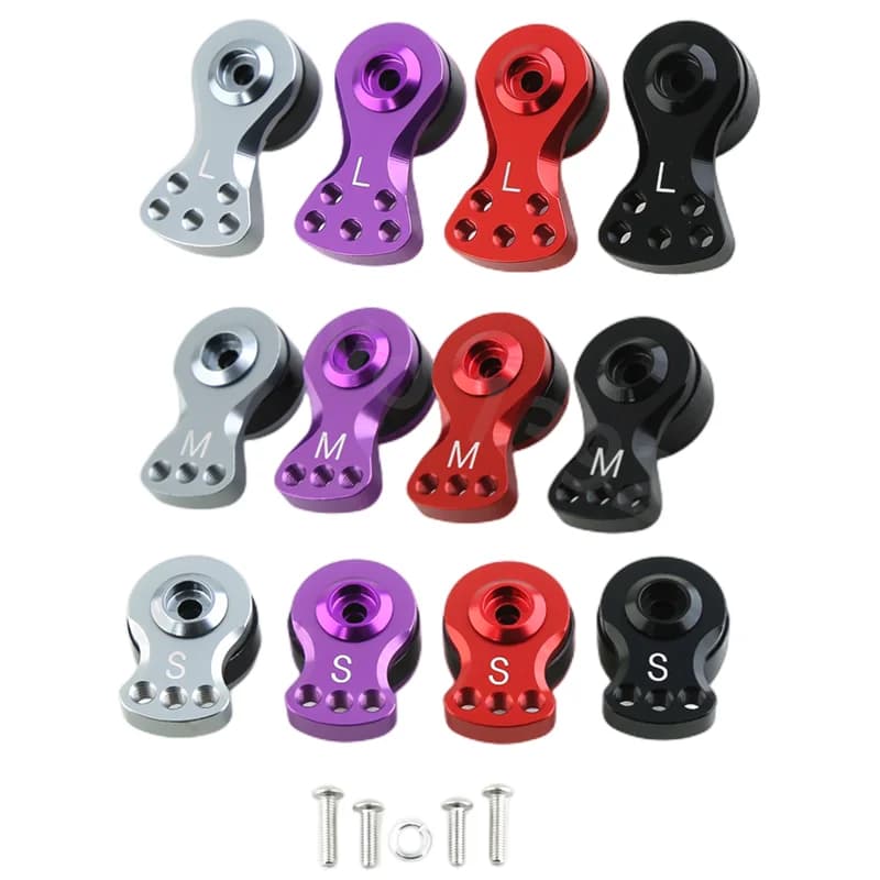 Metallo 25T Servo Saver Braccio Corno per TRAXXAS TRX-4 Axial SCX10 1/10 RC Auto Modello di Elicottero Barca Aggiornamento Pezzi di Ricambio