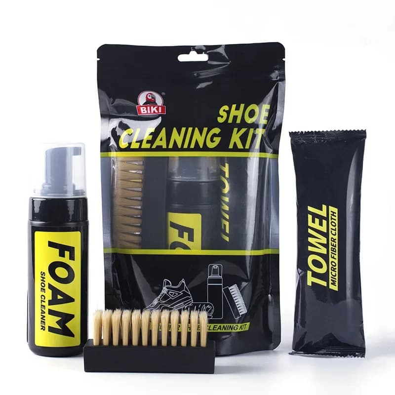 Kit per la pulizia a secco per stivali in pelle scamosciata bianca da 150 ml - Spazzola per la pulizia delle scarpe in schiuma senza acqua e kit per la pulizia delle scarpe da ginnastica 1 pz