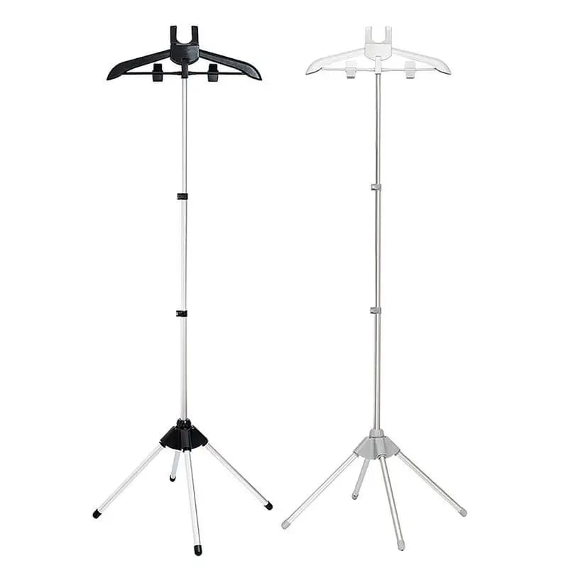 160cm Adjustable Clothes Steamer Rack Telescopic Garment Steamer Racks Foldable Standing Garment Hangers For Steaming Clothes
