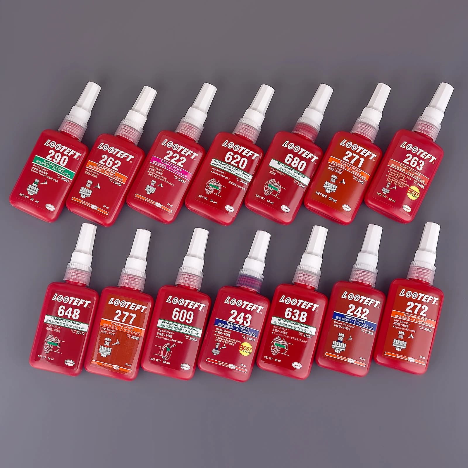 50ml Threadlocker Screw Glue Quickly Cured Thread Locking Agent Anaerobic Adhesive Corrosion-Resistant Anti-Loosening Glue