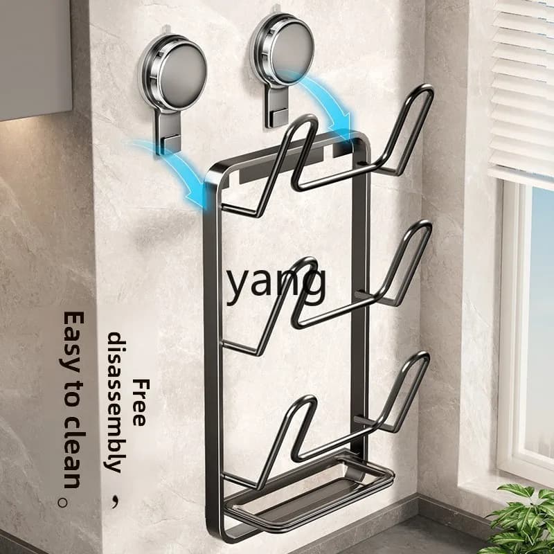 Rack per coperchio a ventosa TGF, rack per posizionamento tagliere a parete, portaoggetti multifunzionale per tagliere