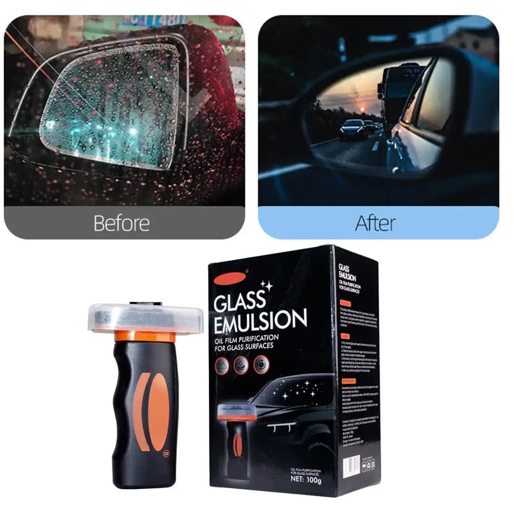 Dispositivo per la rimozione della pellicola dell'olio per vetro dell'auto Composto per lucidatura del vetro Aivc Detergente per parabrezza Lucidatura del vetro dell'auto Pulizia dei dettagli delle finestre trasparenti