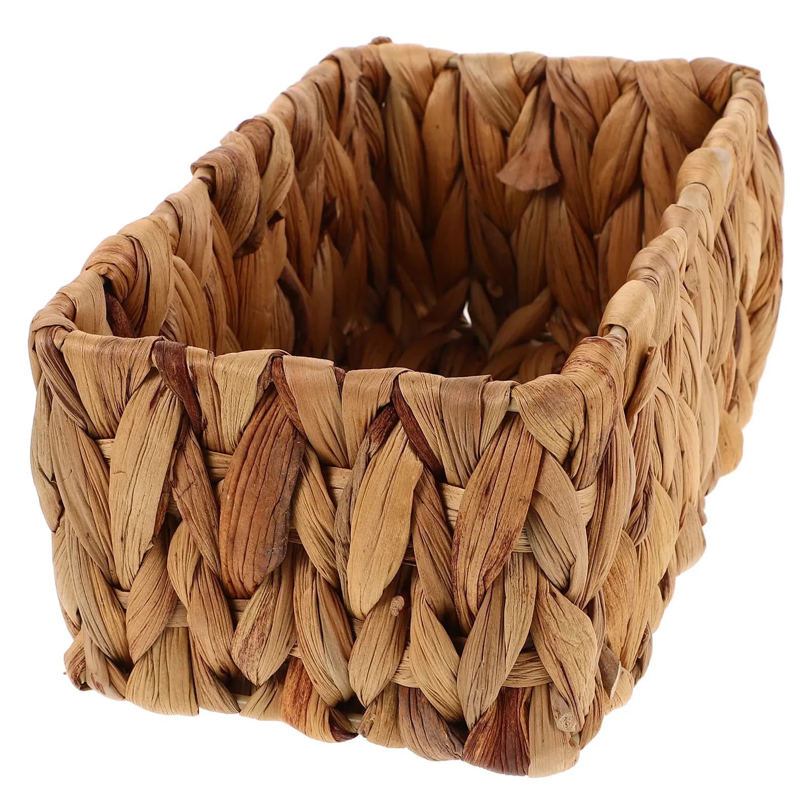 Elegante Cesto Portaoggetti in Erba Marina Intrecciata, Organizzatore Decorativo Naturale Fatto a Mano per Scrivania, Bagno, Cucina e Oggetti Vari
