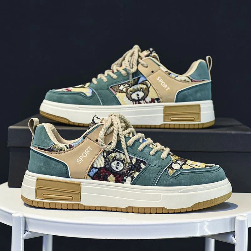 Nuove scarpe da tavolo traspiranti per uomini di nicchia in primavera estate casual versatili con suola spessa antiscivolo sportive sneakers casual dal taglio basso