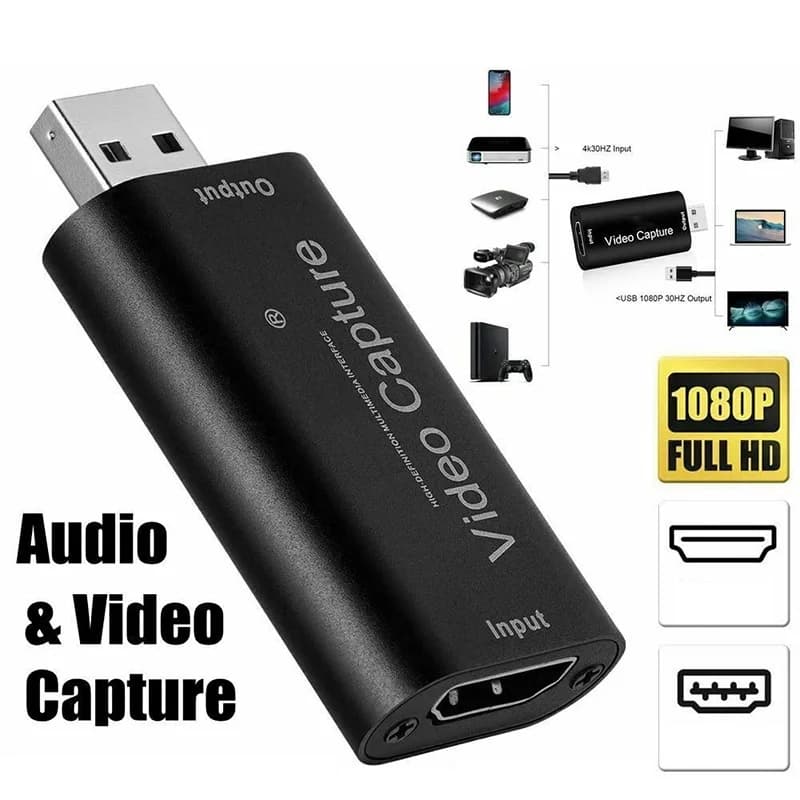 USB 2.0 Video Capture Card 1080P USB 2.0 HDMI-compatible USB To HDMI-compatible 4K HDMI-compatible Video Capture Card USB 3.0