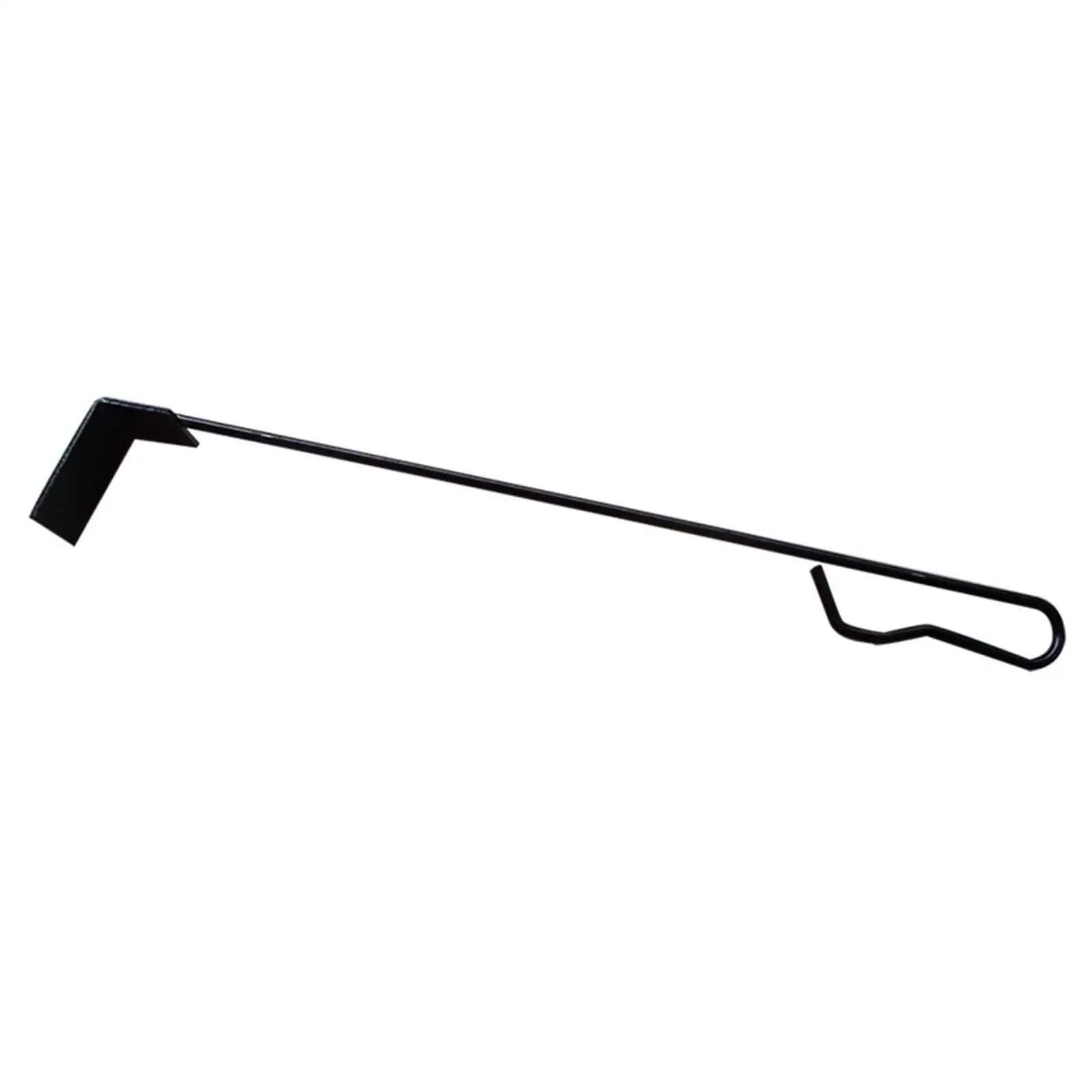 Stainless Steel Ash Shovel Fireplace Ash Shovel Charcoal Ash Poker with Long Handle Fire Poker Solid for Outdoor Camping BBQ