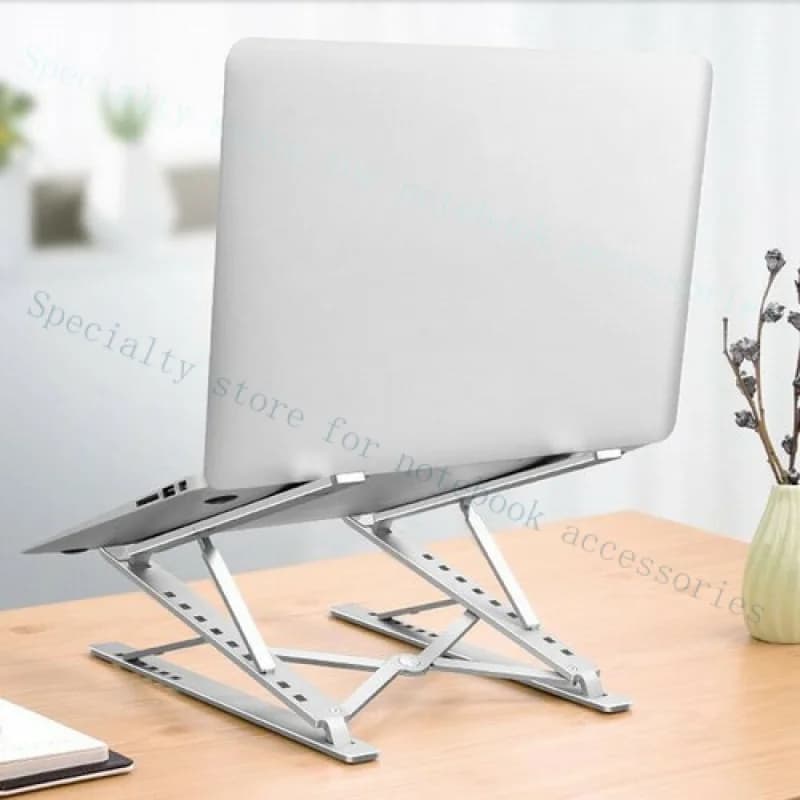 Supporto per laptop portatile in alluminio A+ Supporto di raffreddamento regolabile in altezza MacBook pieghevole