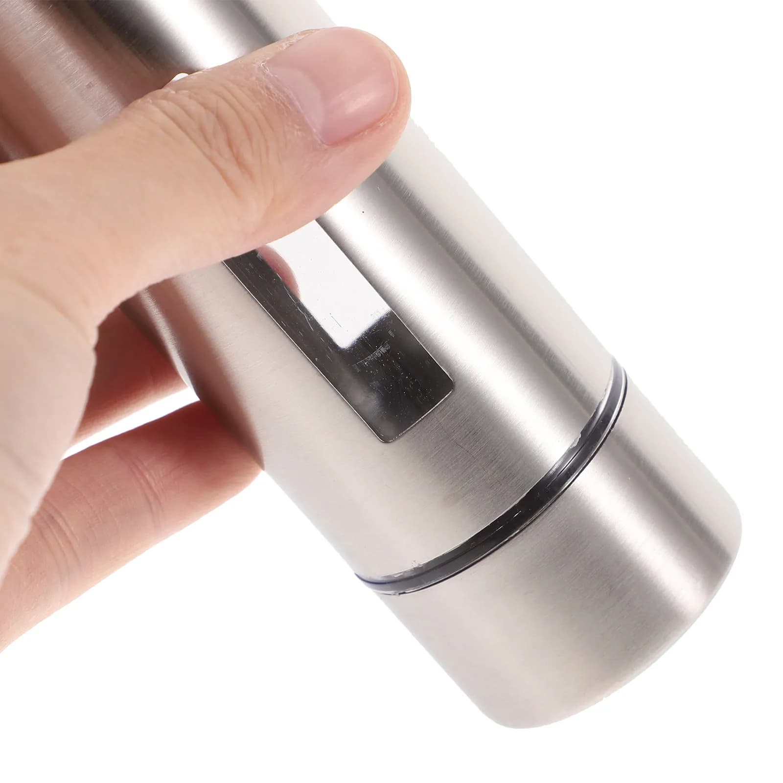 4 Removable Stainless Steel Seasoning Bottles Set Base Stand Household Kitchen Pepper Salt Shaker Sauce Vinegar Containers
