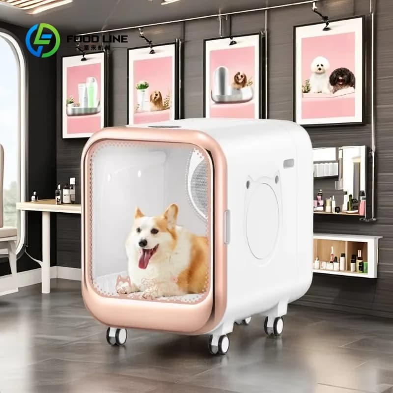 Asciugacapelli commerciale per cani e gatti con scatola automatica ad alta potenza all'ingrosso personalizzata in fabbrica con funzione di pulizia per toelettatura