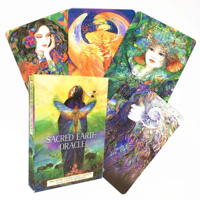 Scared Earth Oracle 45 pezzi/set Giochi da tavolo per divinazione di alta qualità Giochi di intrattenimento per feste Gioco di carte occulte