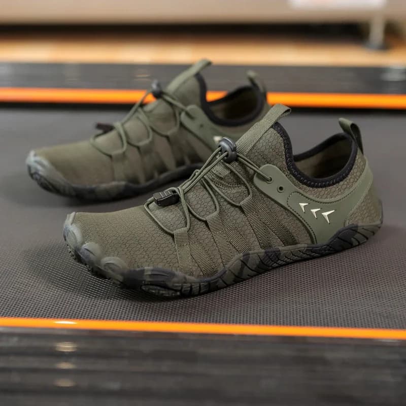Scarpe da uomo Sneakers casual in rete traspirante Scarpe da trekking antiscivolo per esterni Scarpe da trekking leggere da viaggio per uomo Scarpe da wading