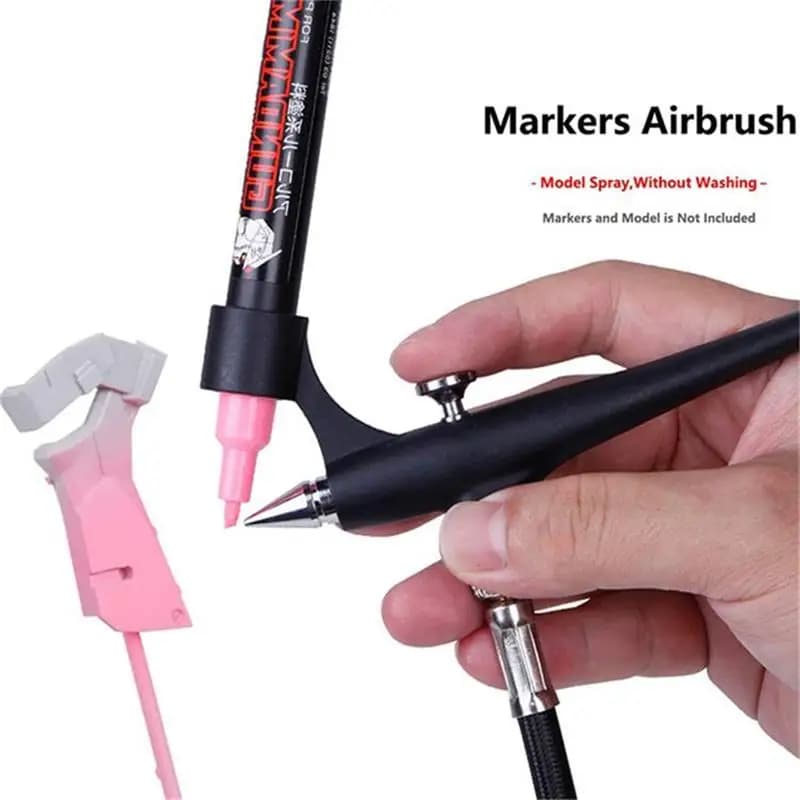 Piccolo aerografo per pennarello leggero Pistola a spruzzo portatile di dimensioni mini per trucco Set di nail art Strumenti per modelli di pittura