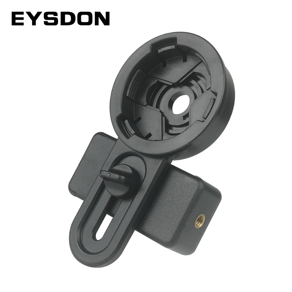 EYSDON Binocolo universale Telescopio Accessori speciali Adattatore Connettore Staffa a clip Adatto per telefono cellulare per supporto binoculare