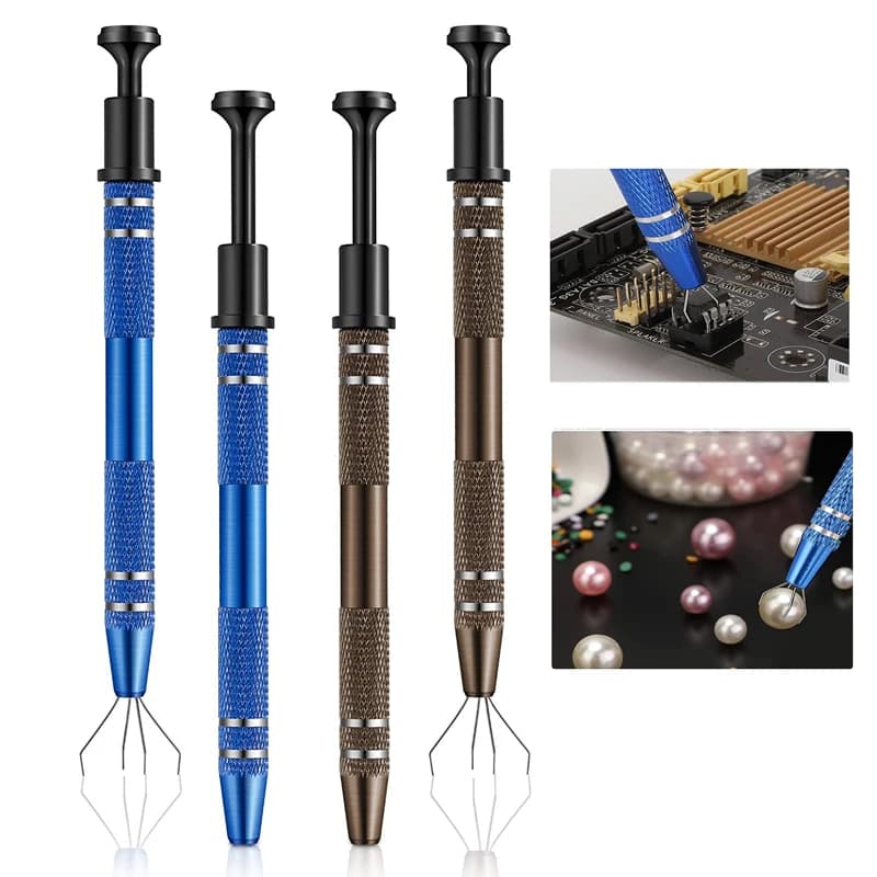 4 claws IC Chip Extractor Removal Tool Precision Parts Extractor Collector for Electronic Components Repair Tool