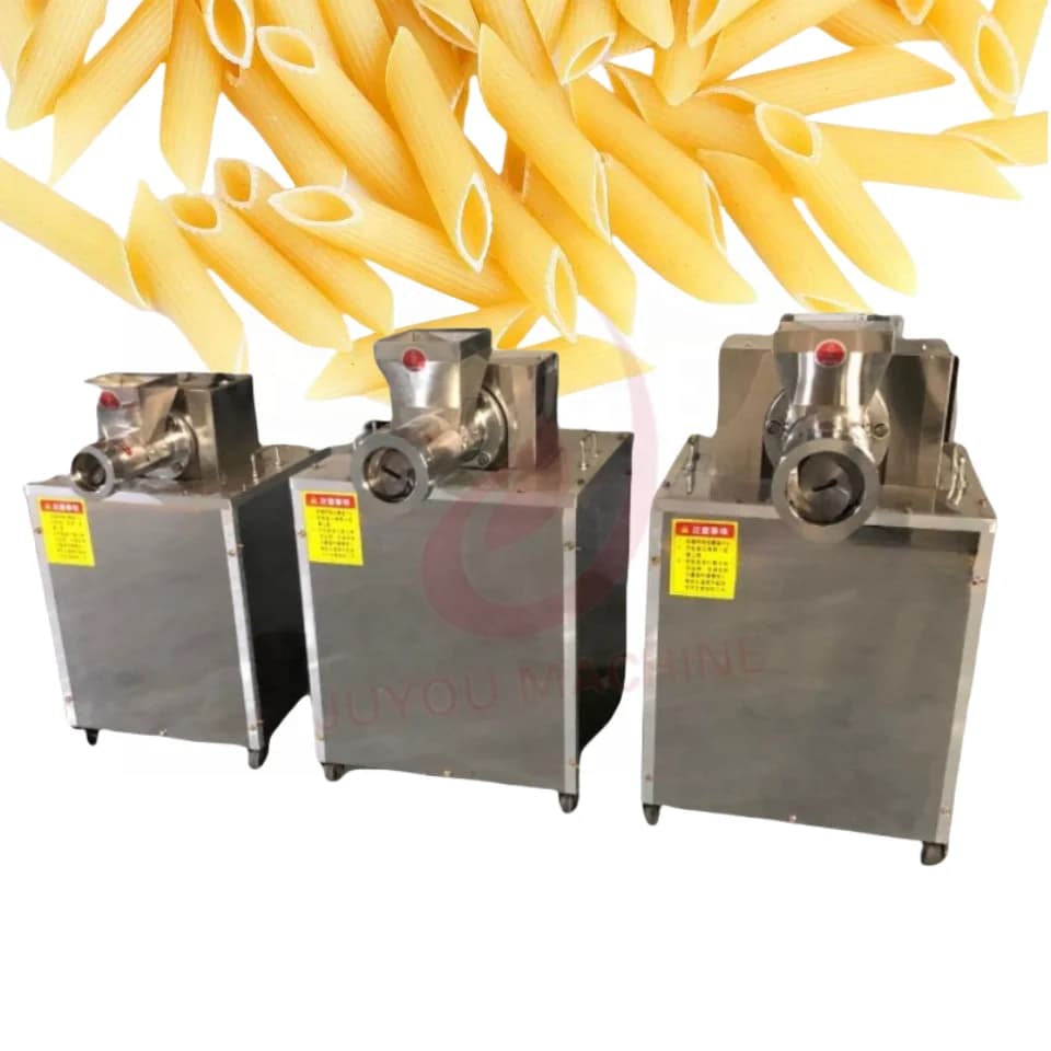 JUYOU Linea di produzione di macaroni per spaghetti ad alta efficienza Linguine Maker Macchina per la produzione di pasta estrusore