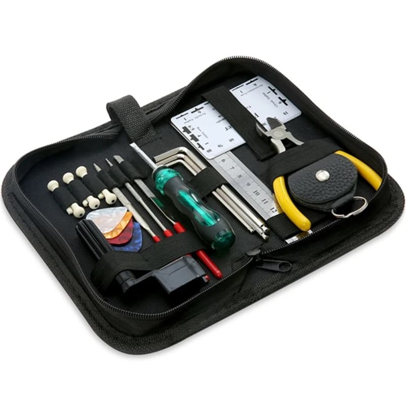 22pcs Guitar Repair Tool Set Multifunctional Guitar Tool Bag Guitars Parts Replacement Tools String Instrument Accessories Kit